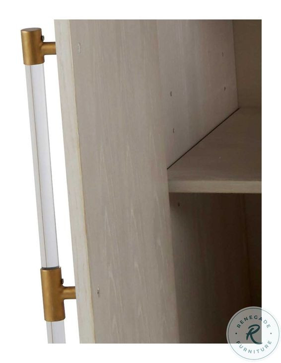 Winford Cerused White Cabinet