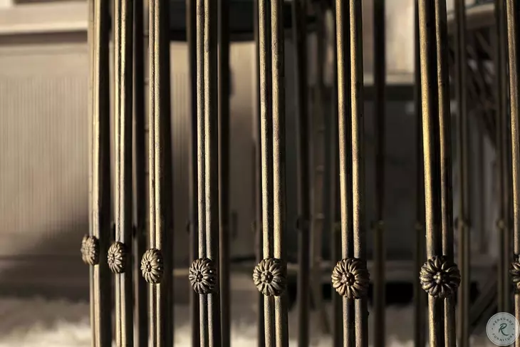 Beatrice Gold Drum Accent Table