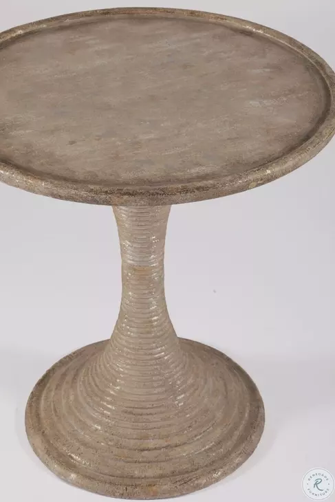 Gloria Antique Gold and Silver Leafed Table