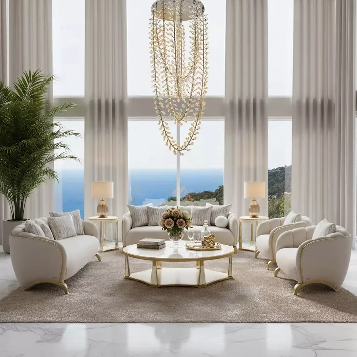 Scotts Square Light Champagne Occasional Table Set