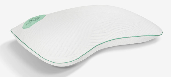 Level White And Green Personal Performance Extra Firm Pillow