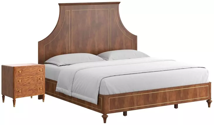 Boulevard Brown Queen Panel Bedroom Set