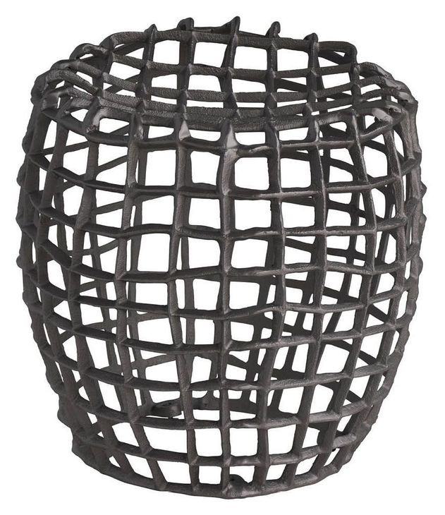 Oasis Antique Nickel Round Stool