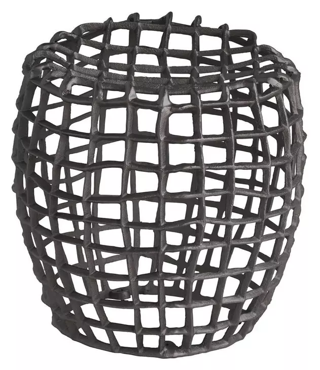 Oasis Antique Nickel Round Stool