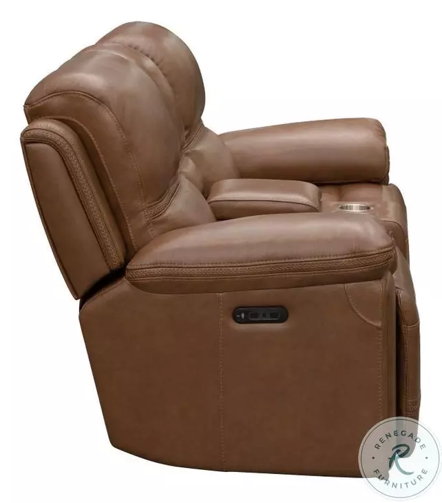 Modern Expressions Spence Caramel Sedrick Power Reclining Living
