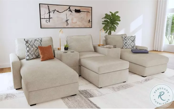 Prime Unit Light Grey Media Console