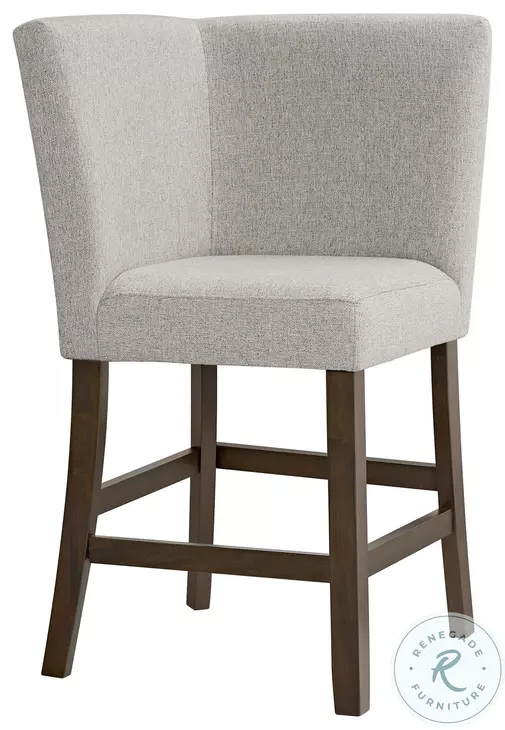 Hester Brown And Grey Corner Counter Bench