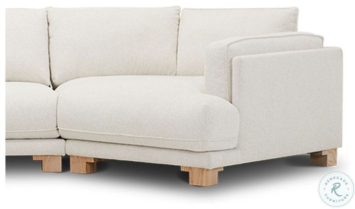 Wanderlust Mirage Mist 4 Piece Modular Sectional