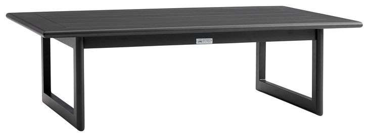 Cayman Black Outdoor Rectangular Cocktail Table