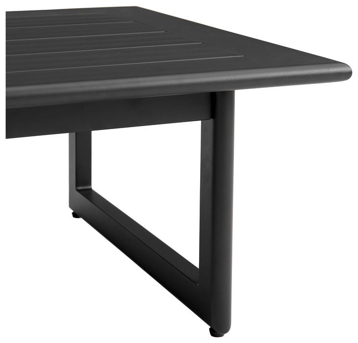 Cayman Black Outdoor Rectangular Cocktail Table