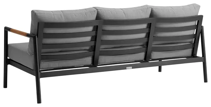 Crown Dark Gray 78" Outdoor Conversation Set