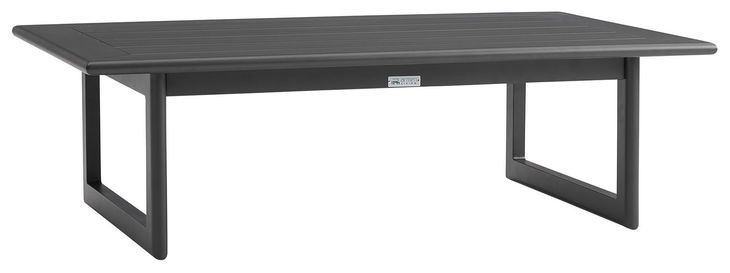 Menorca Dark Gray Outdoor Rectangular Cocktail Table