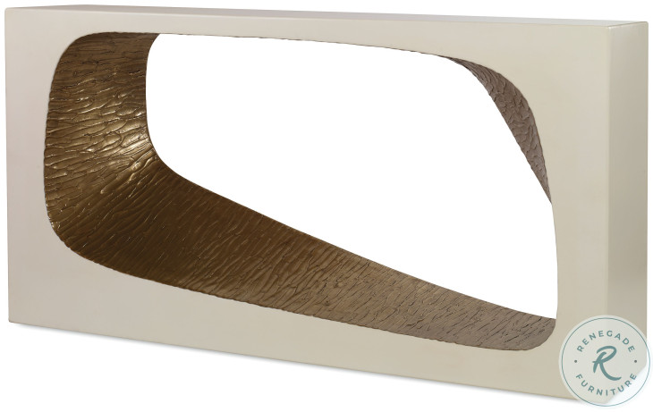Kelly Cream Lacquer Console Table