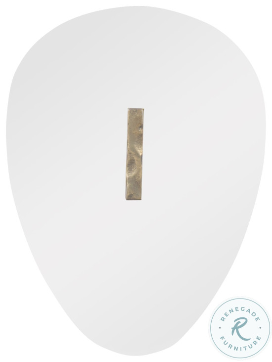 Christian Acrylic And Antique Bronze Accent Table