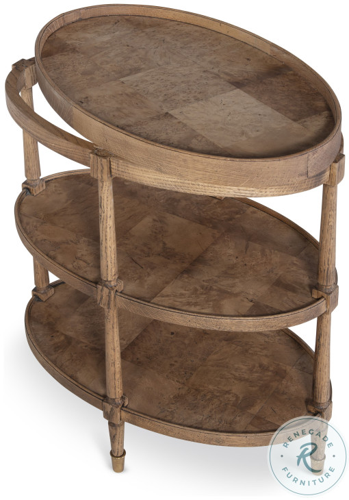 Andrews Weathered Chairside Table