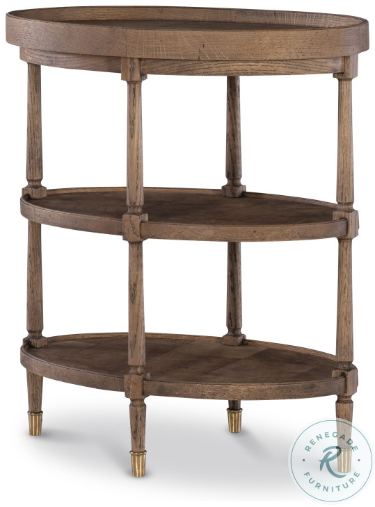 Andrews Weathered Chairside Table