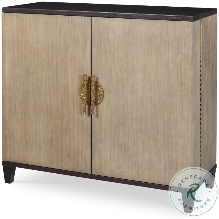 Damon Dark Stain And Grey Wash 2 Door Chest
