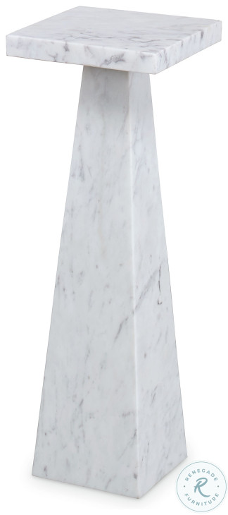 Sala White And Grey Square Accent Table