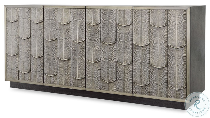 Garrison Pewter Cladded Credenza