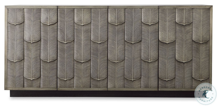 Garrison Pewter Cladded Credenza