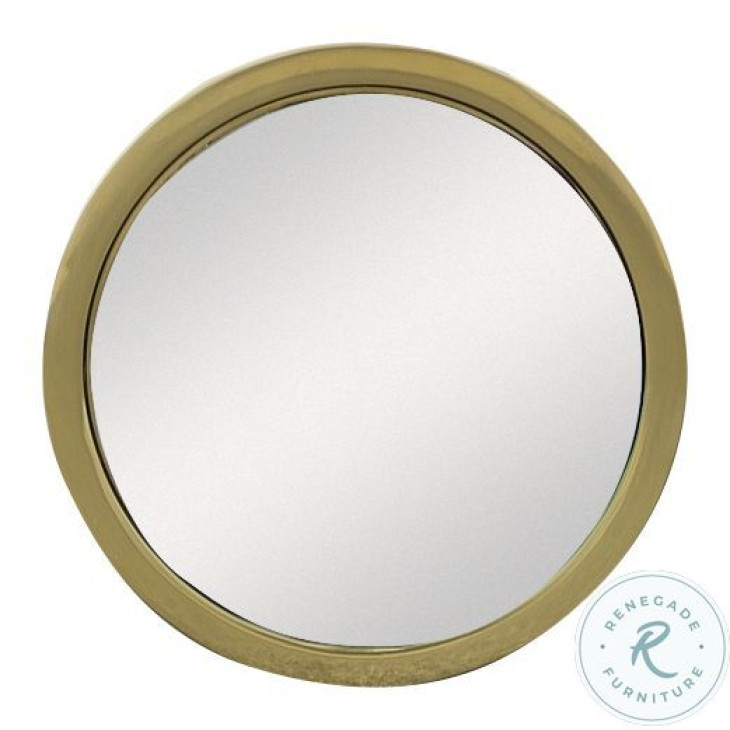 Vista Clear Glass And Polished Brass Spot Table