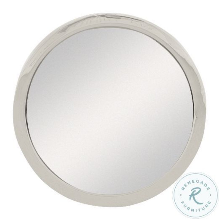 Vista Clear Glass And Polished Nickel Spot Table