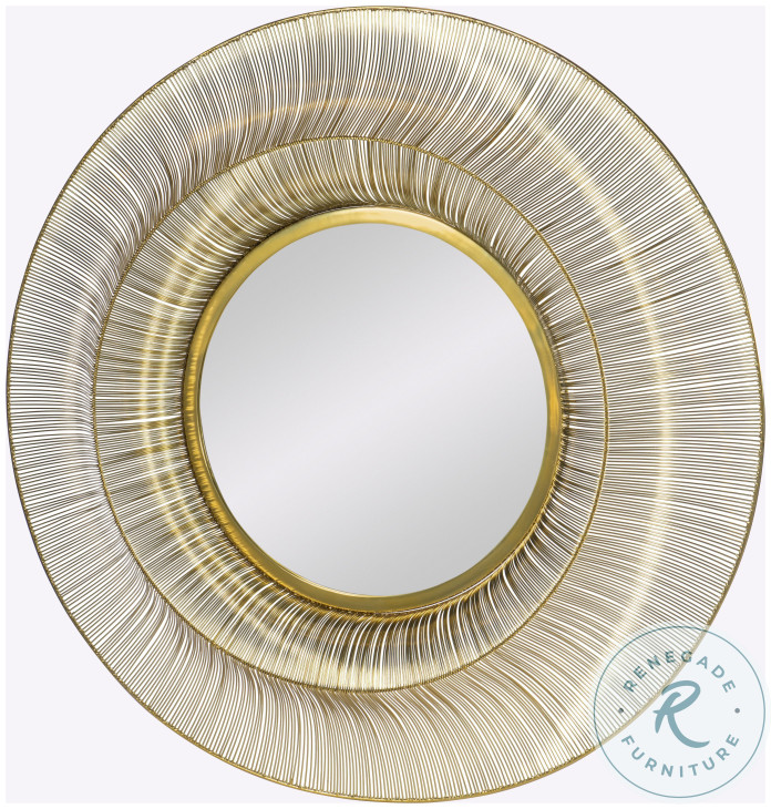 Sawyer Antique Brass Mirror