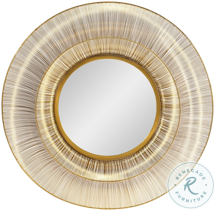 Sawyer Antique Brass Mirror