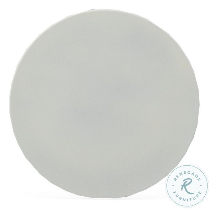 Marla White Plaster Drinks Table