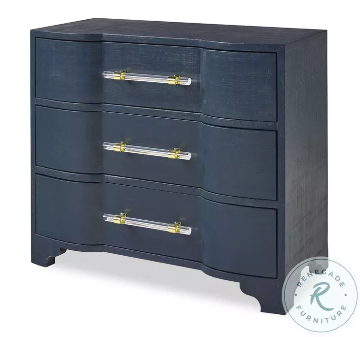 Cora Navy 3 Drawer Chest