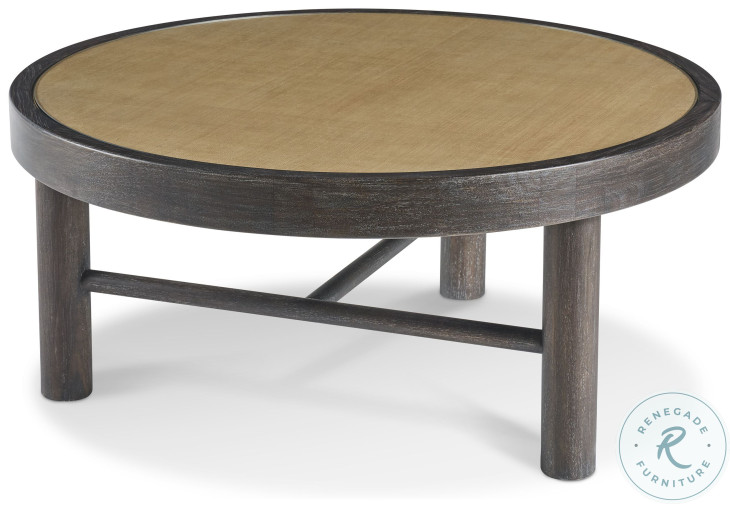 Aster Natural And Dark Stain Large Cocktail Table