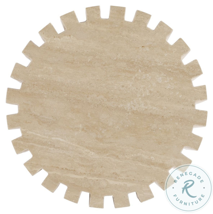 Abruzzi Travertine Spot Table