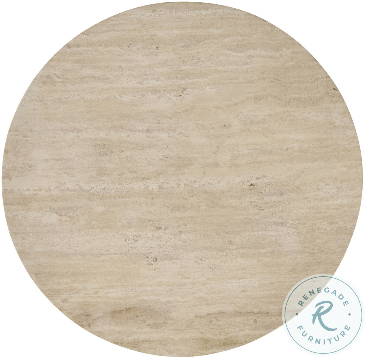 Tivoli Travertine Large Spot Table