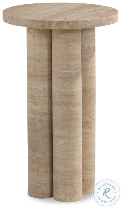 Tivoli Travertine Small Spot Table