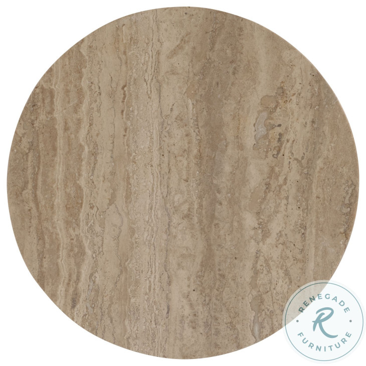 Tivoli Travertine Small Spot Table