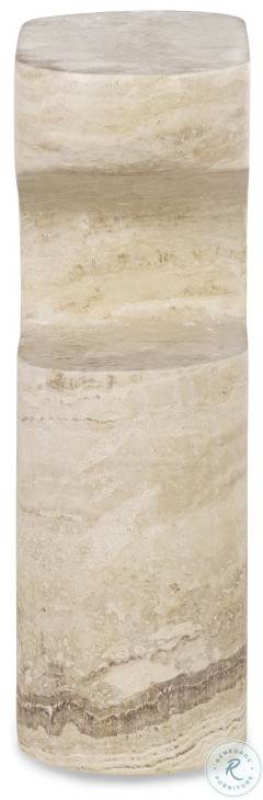 Bernini Travertine Accent Table