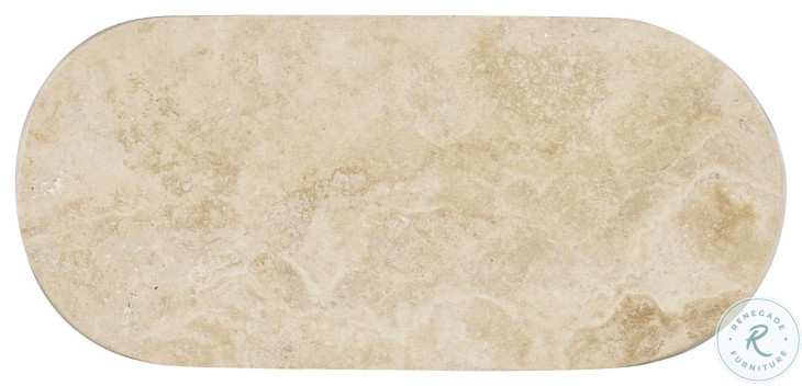 Bernini Travertine Accent Table
