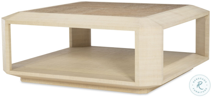 Randolph Cream And Natural Cocktail Table