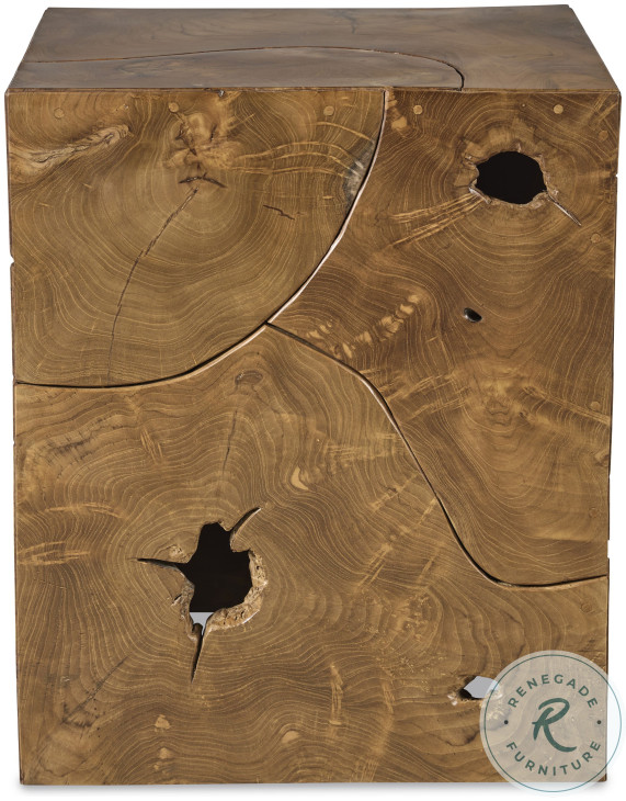 Teak Roots Natural Side Table