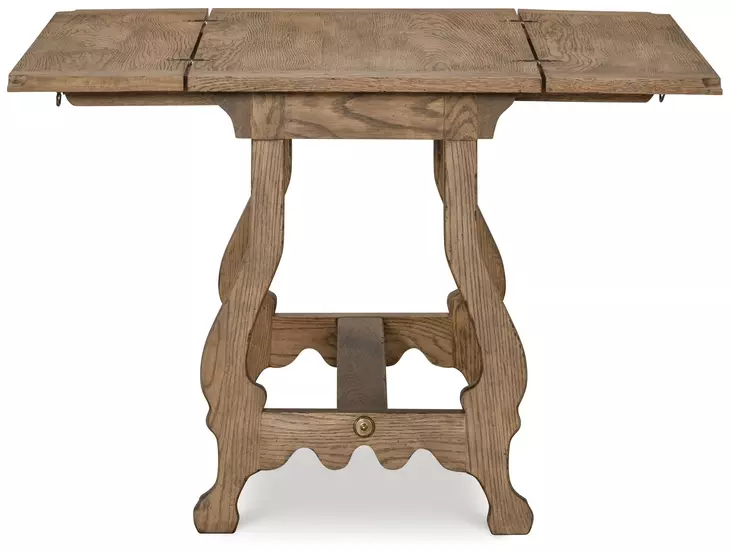 Manning Natural Rectangular Flip Top Side Table