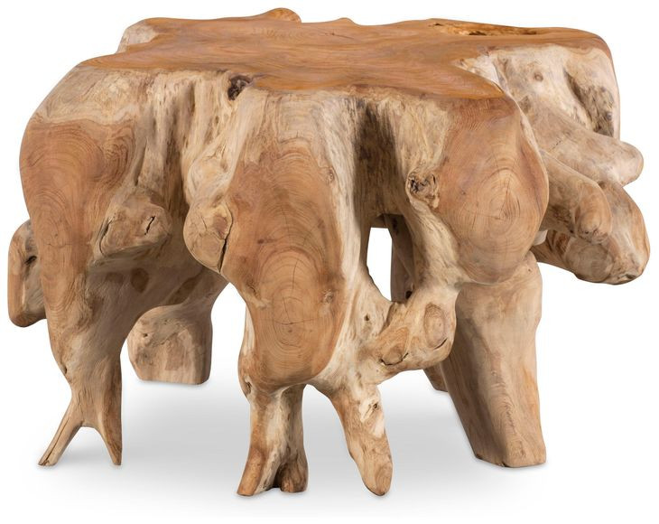 Hunter Natural Teak Root Accent Table