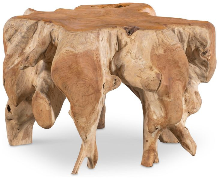 Hunter Natural Teak Root Accent Table