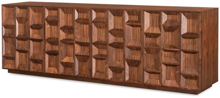 Grand Tour Furniture Brown 4 Door Glendale Credenza