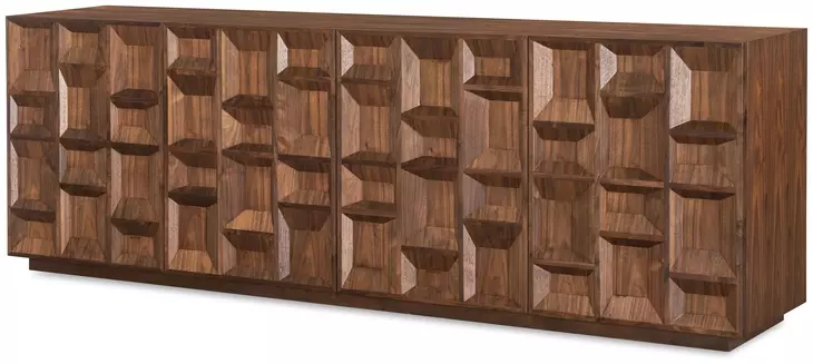 Grand Tour Furniture Brown 4 Door Glendale Credenza