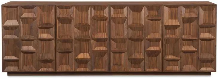 Grand Tour Furniture Brown 4 Door Glendale Credenza