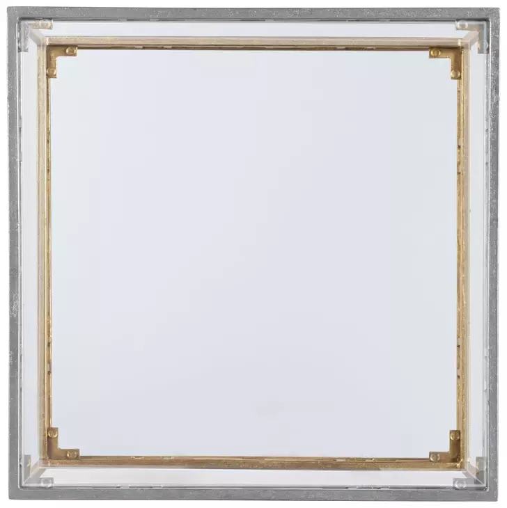 Grand Tour Furniture Gold Square Glass Top Barnet Lamp Table