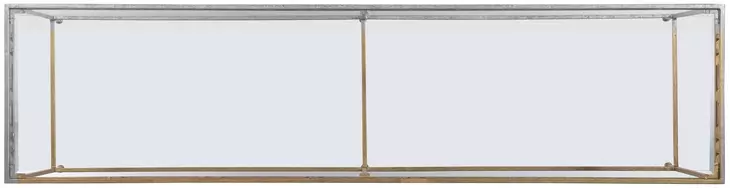 Grand Tour Furniture Gold Rectangular Glass Top Barnet Console Table
