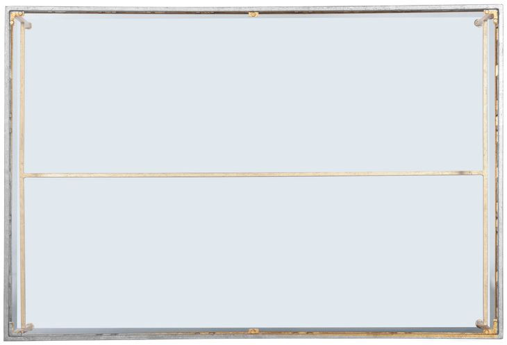 Grand Tour Furniture Gold Rectangular Glass Top Barnet Cocktail Table