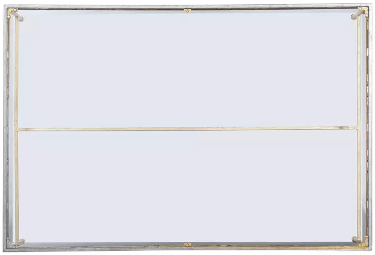 Grand Tour Furniture Gold Rectangular Glass Top Barnet Cocktail Table