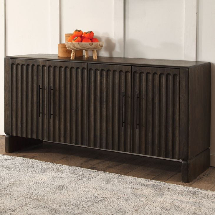 Norvell Brown 4 Door Sideboard
